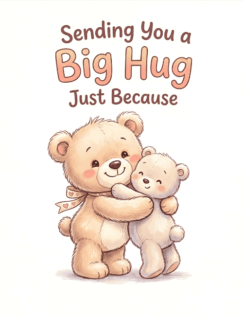 Sending You A Big Hug Card