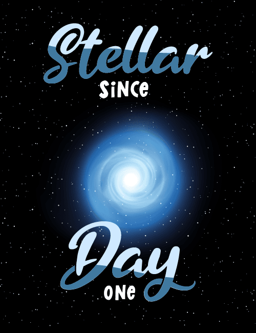 Stellar Birthday Card