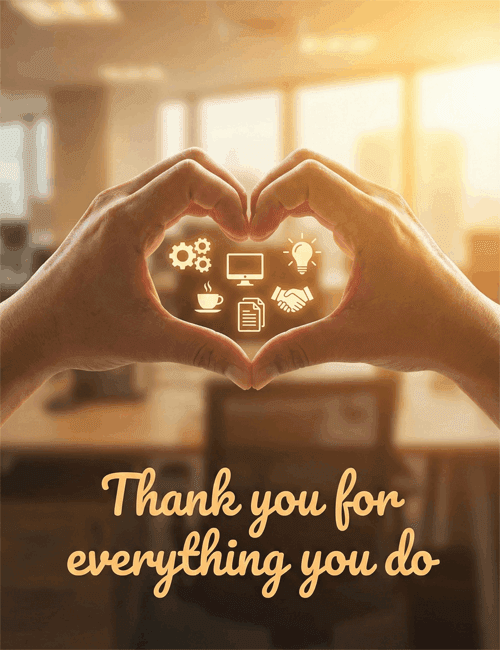 Thank You for Everything You Do