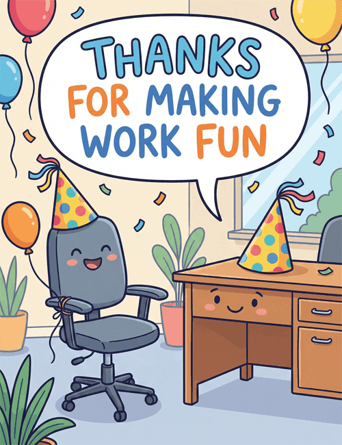 Thanks for Making Work Fun