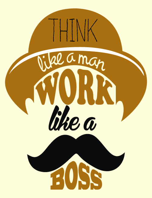 Think Like a Boss Office Humor Card