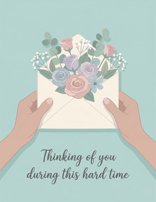Thinking of You During This Hard Time Sympathy Card