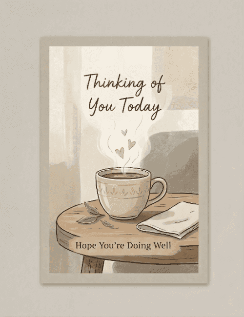 Thinking Of You Hope You Doing Well