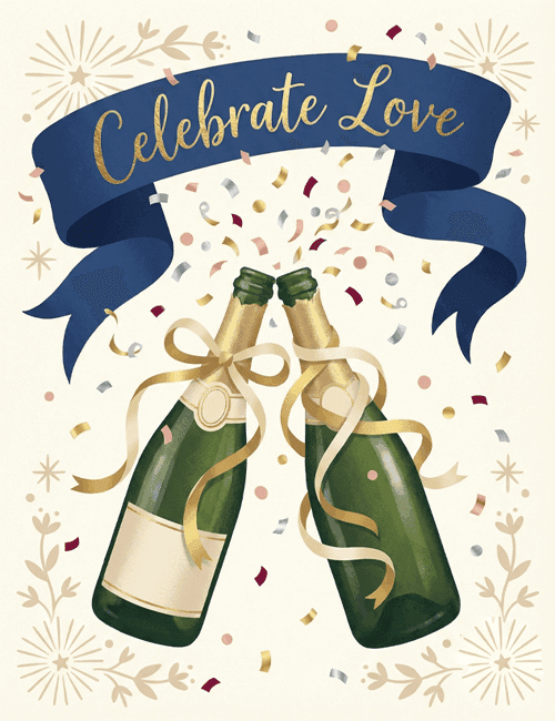 Celebrate Love – Wedding Congratulations Card