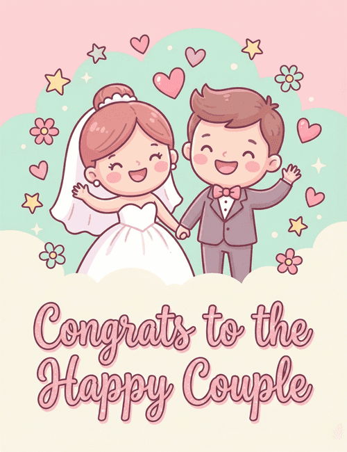 Congrats to the Happy Couple – Cute Style