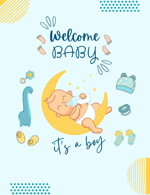 Welcome Baby – It’s a Boy