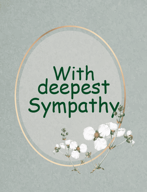 With Deepest Sympathy