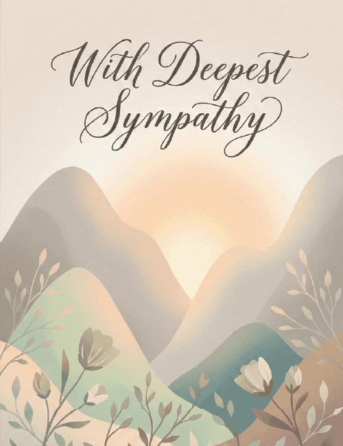 With Deepest Sympathy