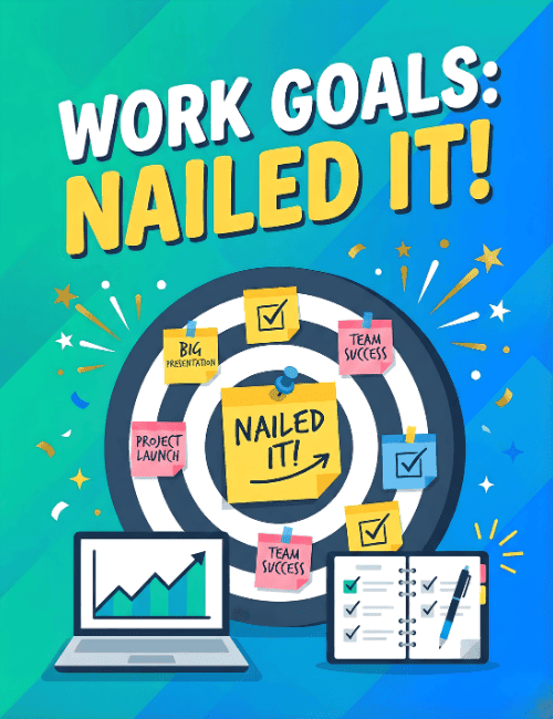 Work Goals Nailed It Achievement Card