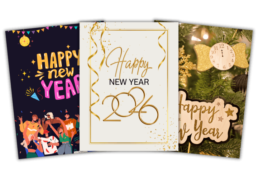 New Year Group Ecards