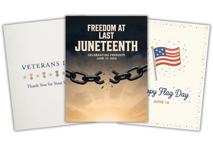 Patriotic  Events Cards