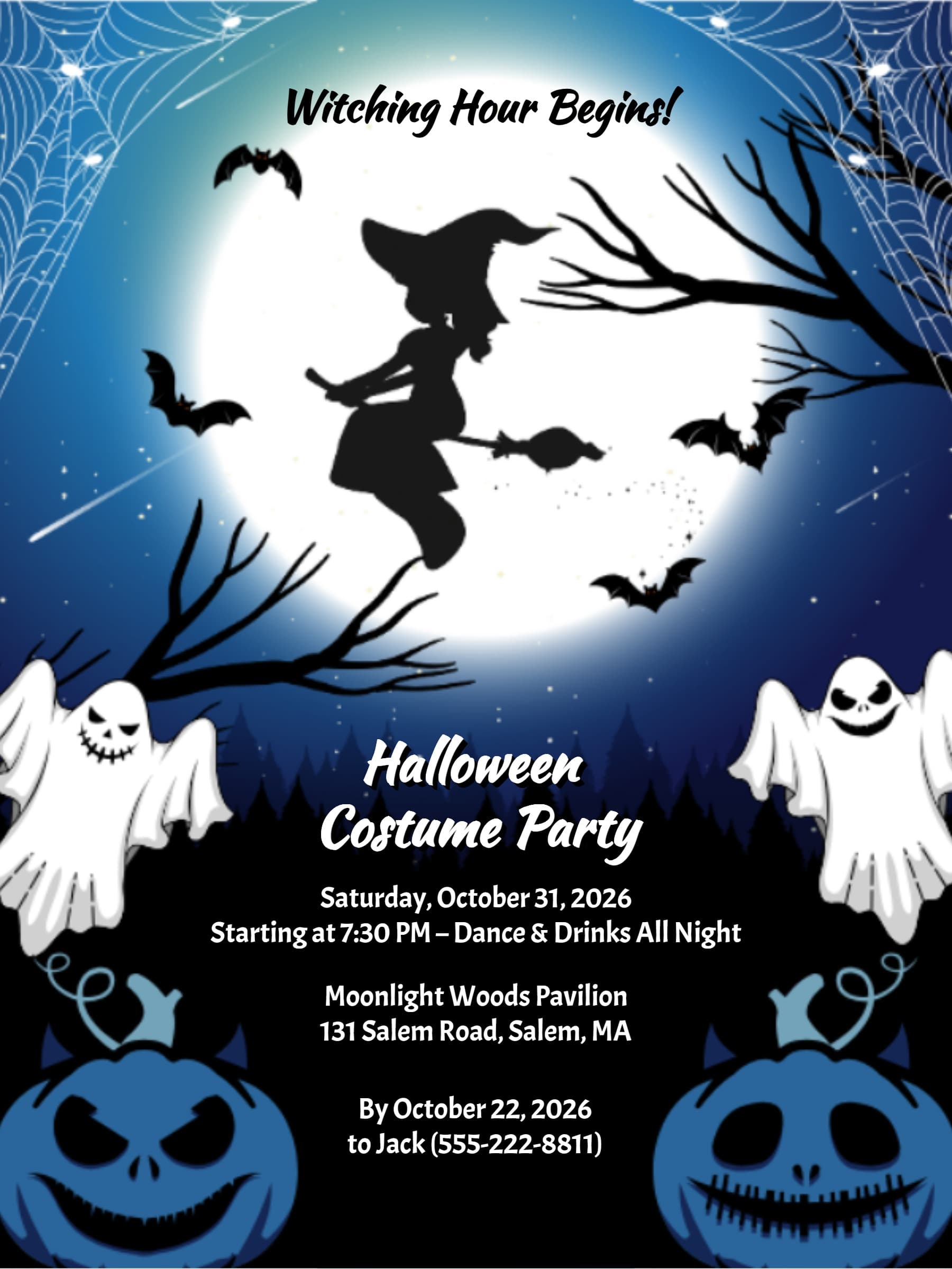 witch night invite