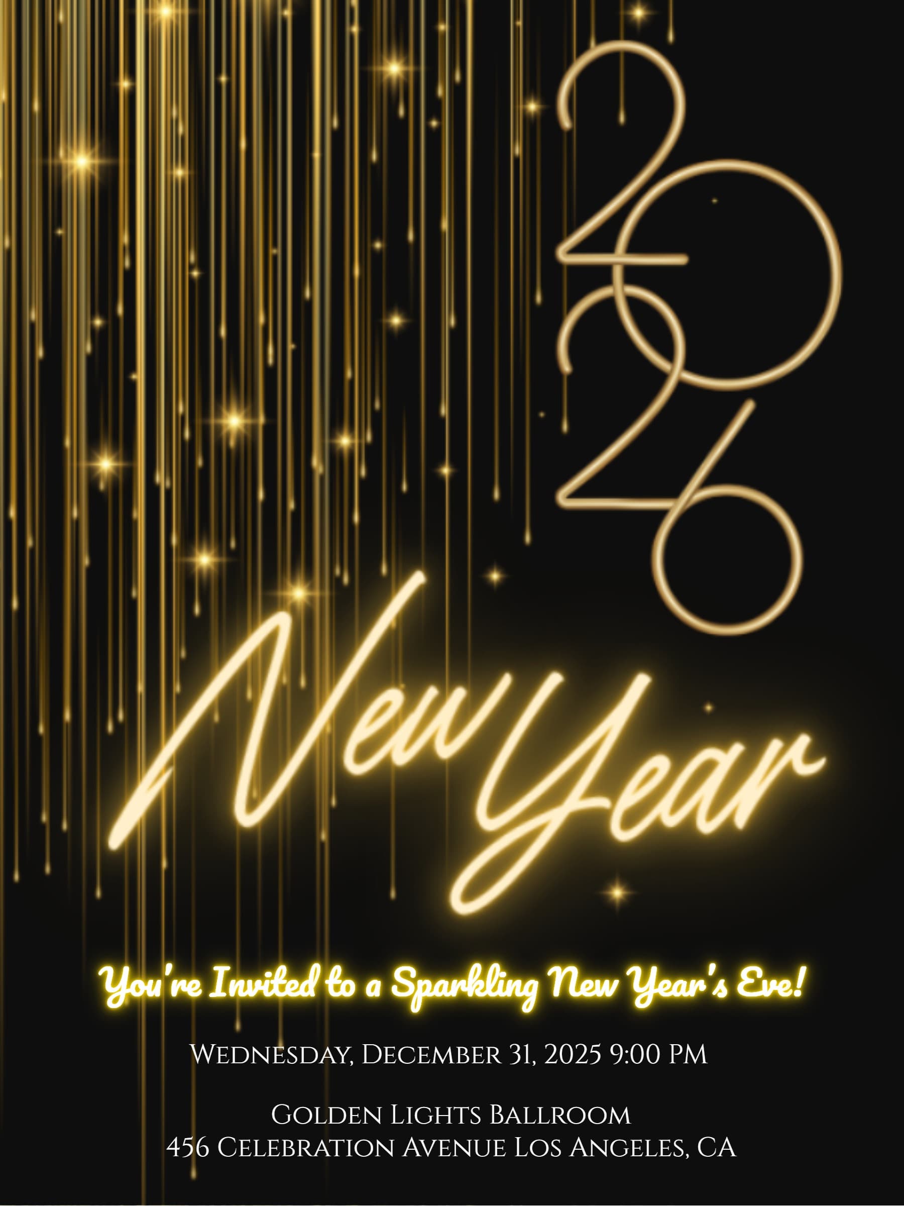 gold new year