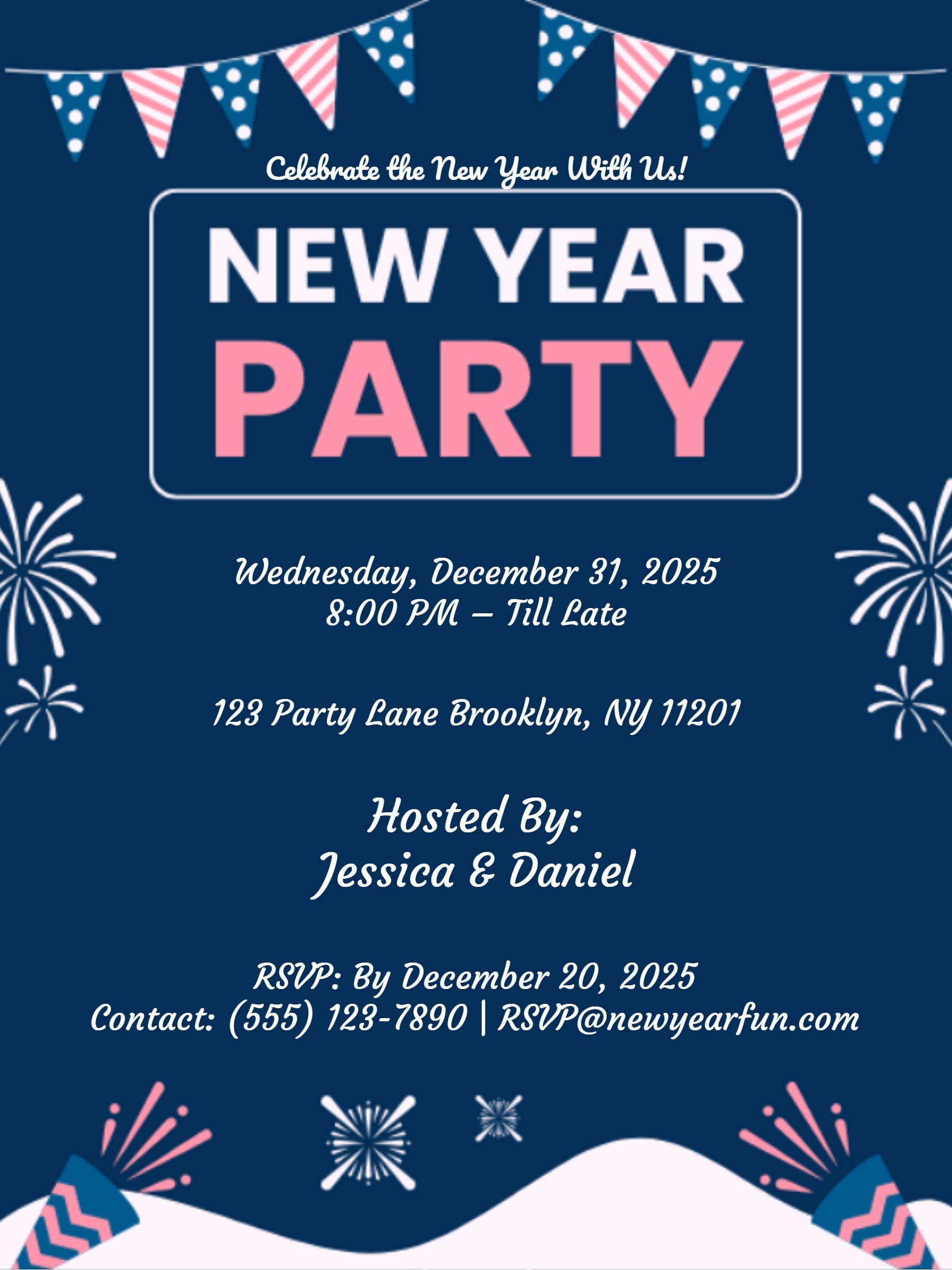 NEW YEAR PARTY INVITE