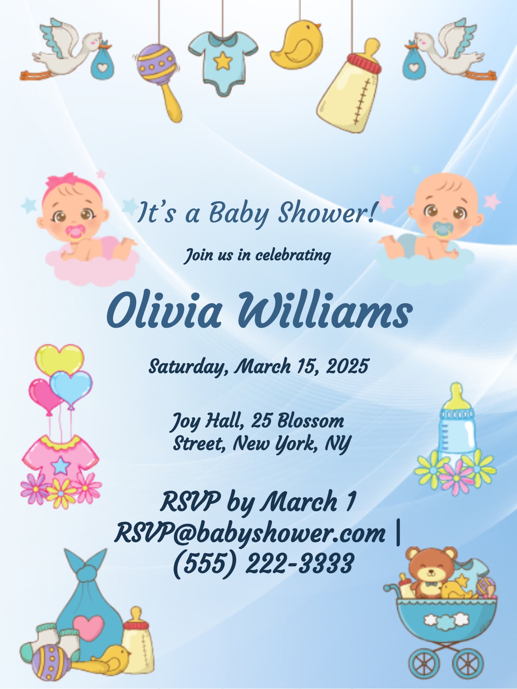 CLASSIC BABY INVITE