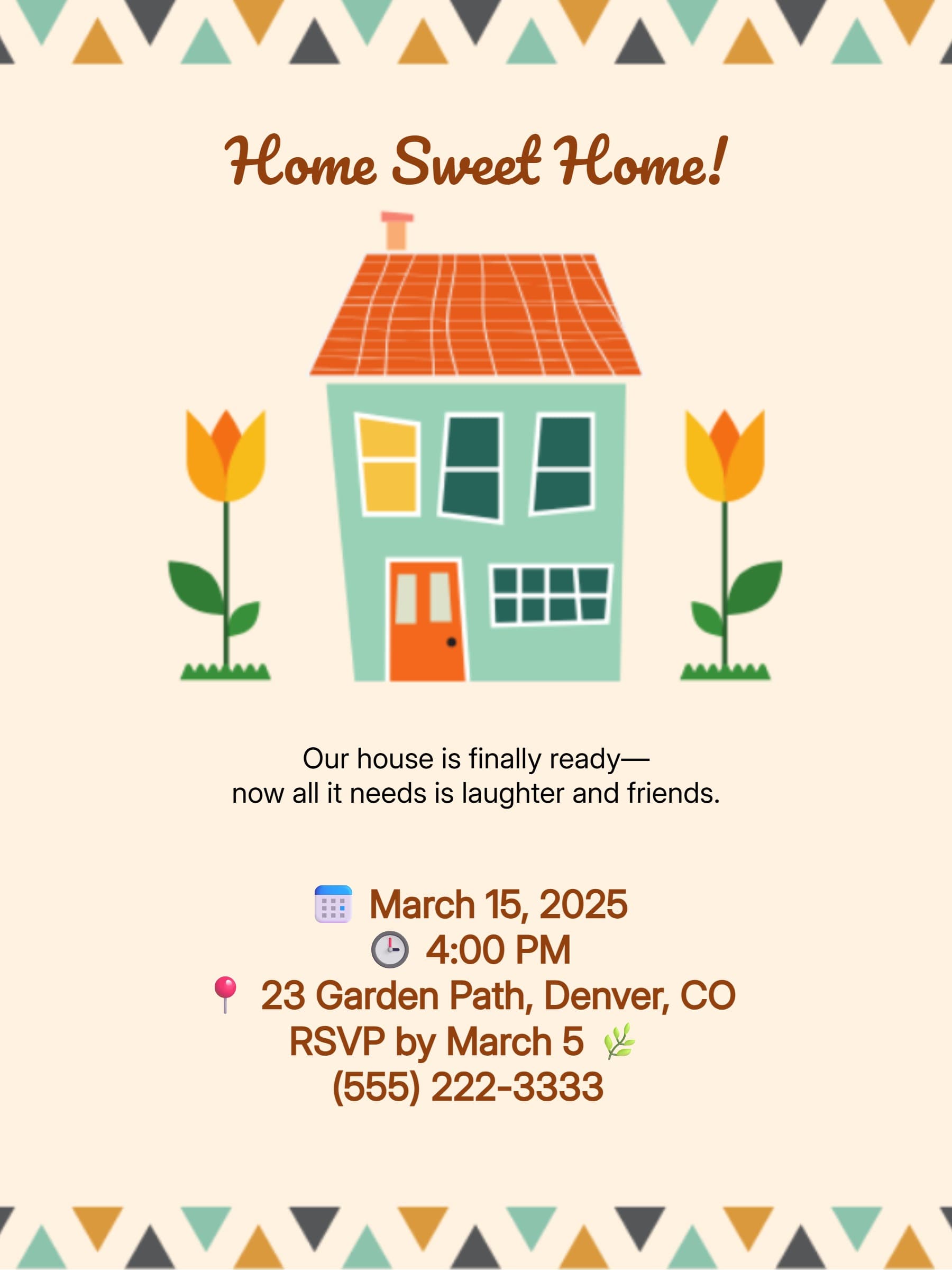 PLAYFUL HOUSE INVITE