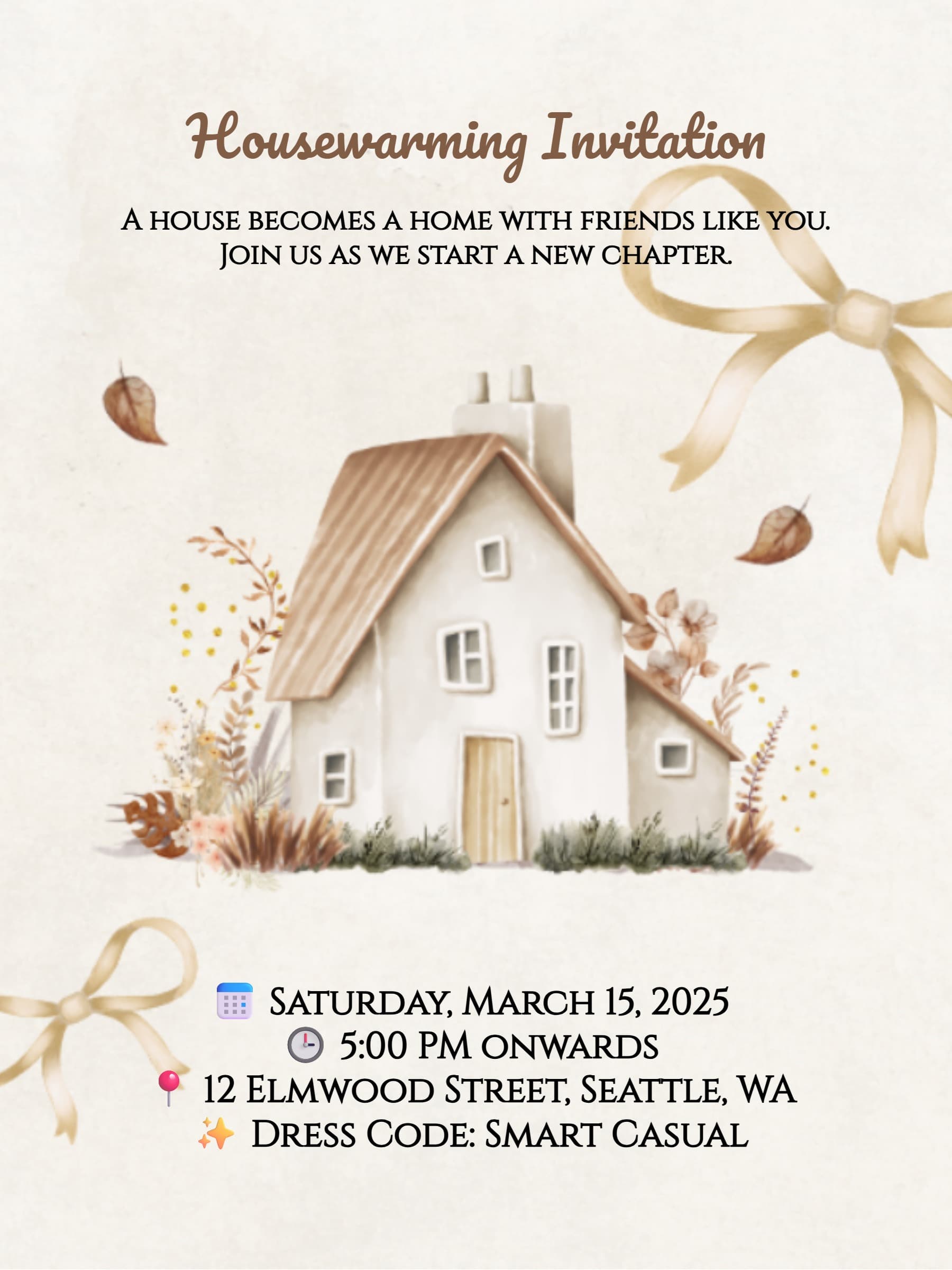 RIBBON CLASSIC HOUSEWARMING