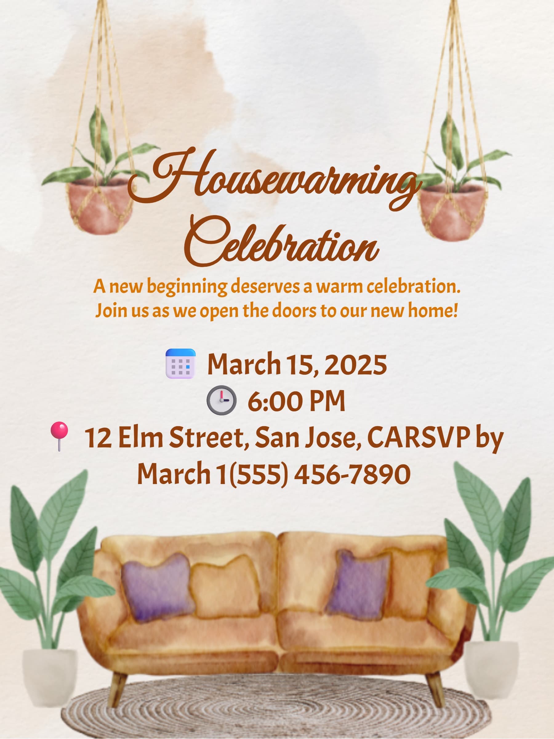 MODERN HOUSE INVITE