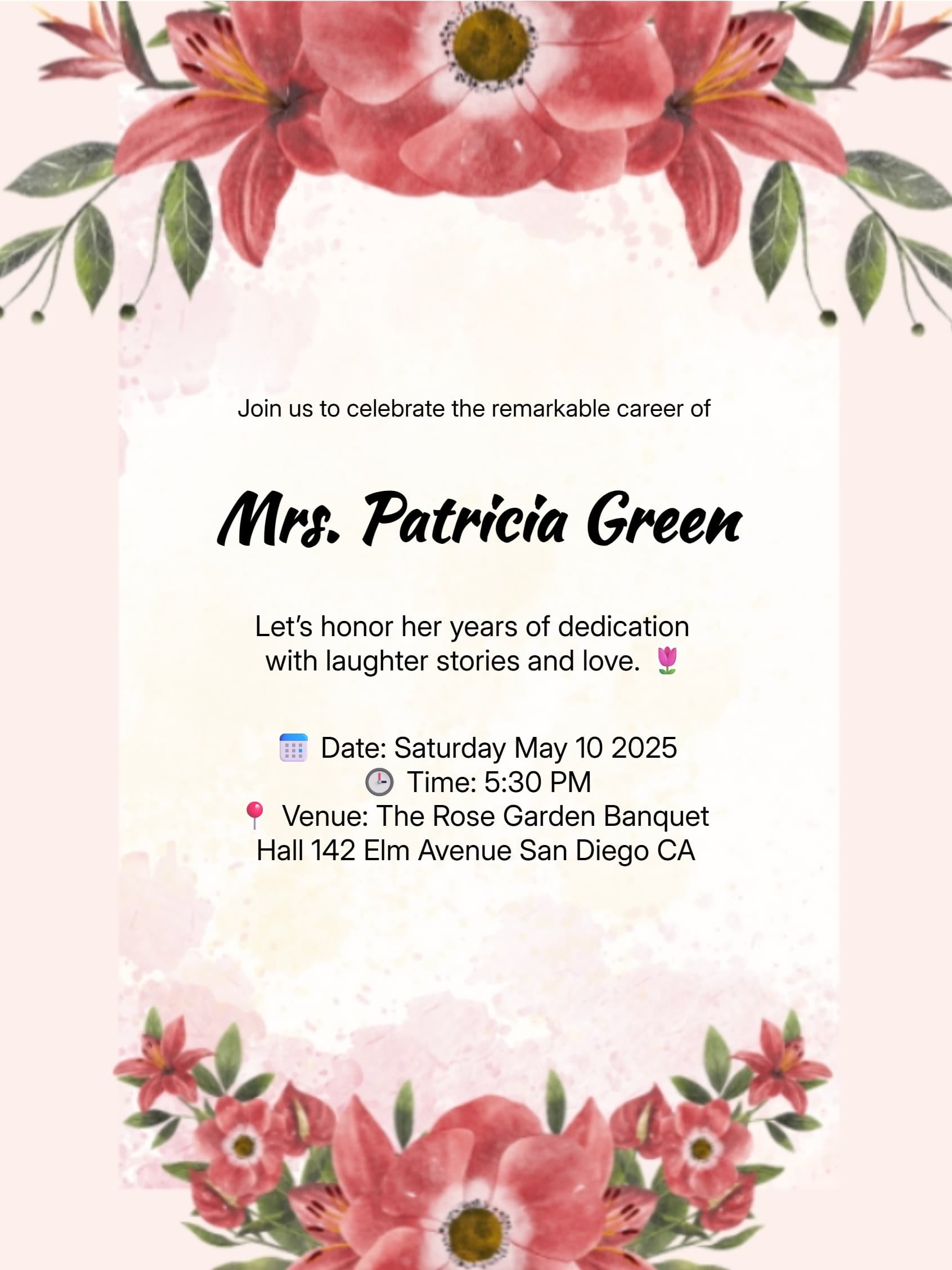 Farewell & Retirement Party