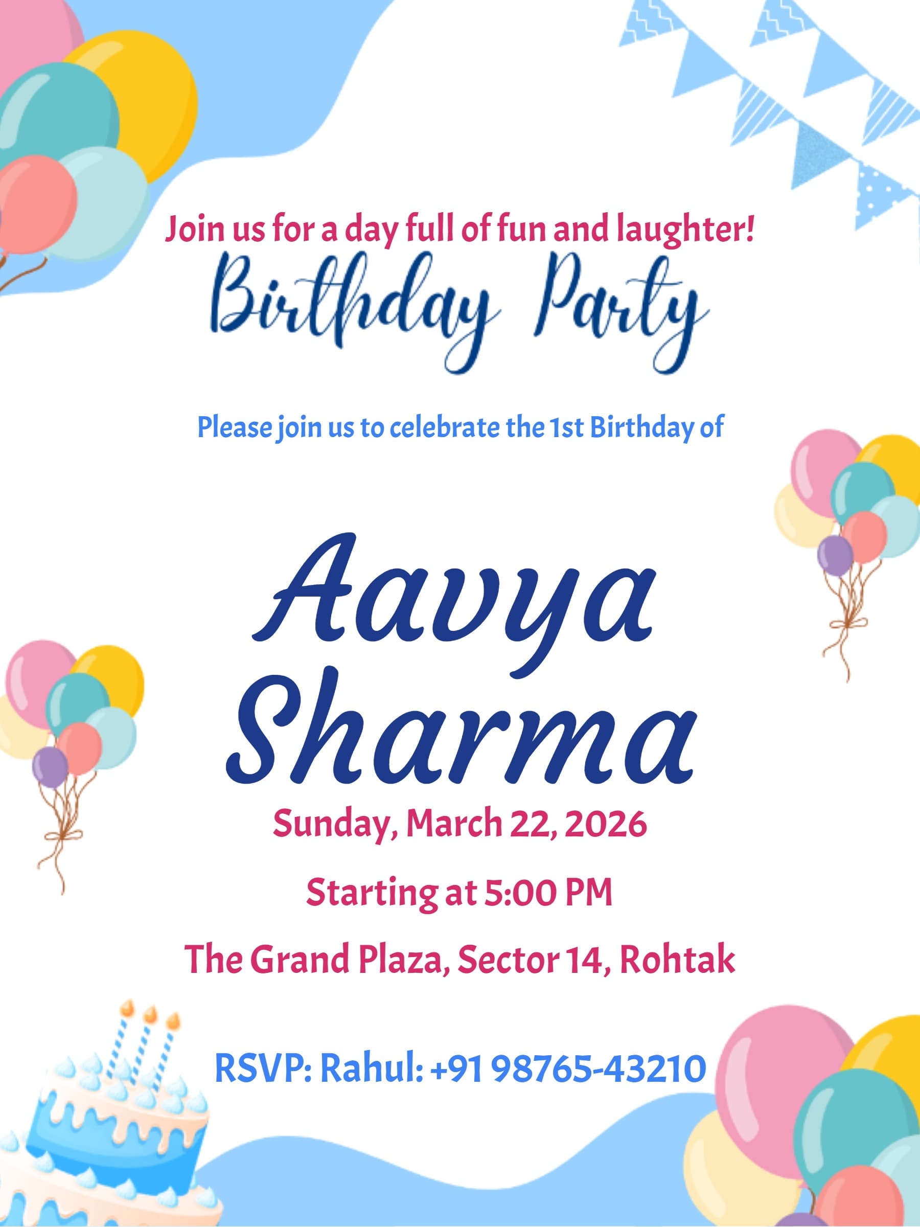 Birthday Party Invite 2026