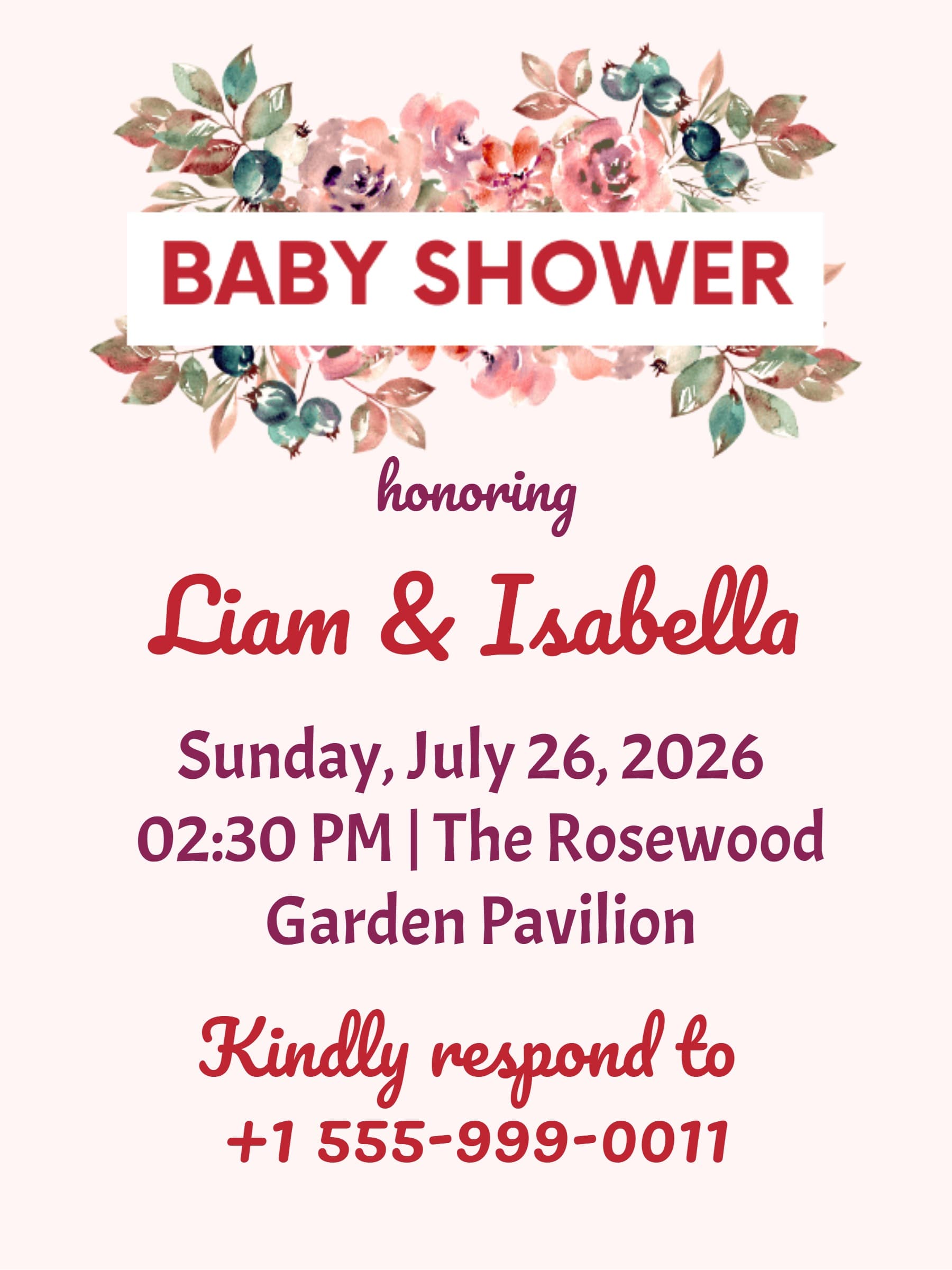Floral Crown Baby Shower