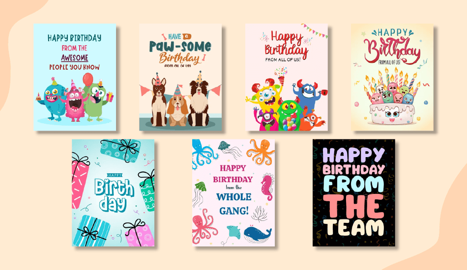 Birthday Card (Ideas & Templates) — Draft Outline