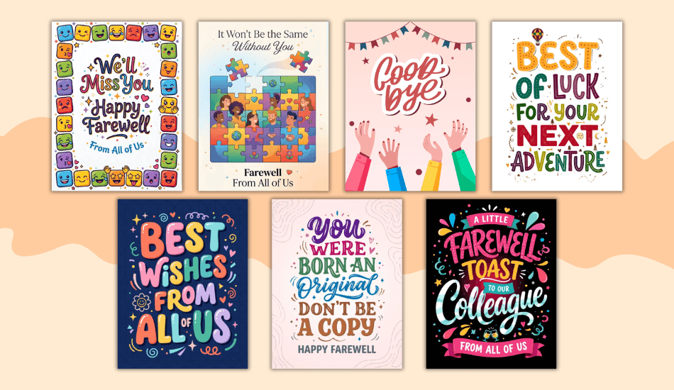 Farewell Cards & Templates: 30+ Designs for Every Goodbye