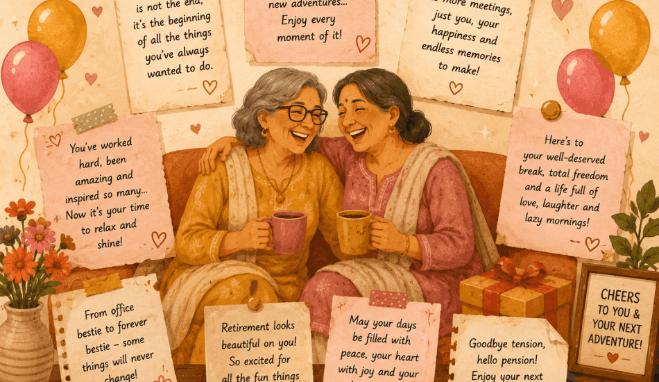 Retirement Messages & Quotes for a Friend or Best Friend