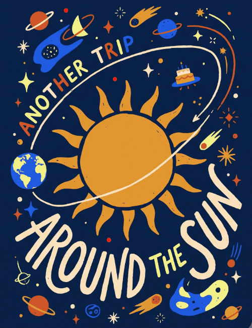 Another Trip Around the Sun Birthday Card
