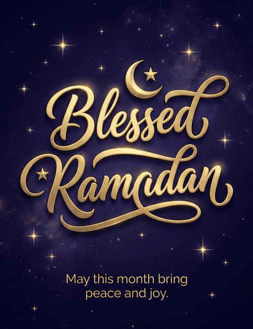 Blessed Ramadan – May This Month Bring Peace and Joy