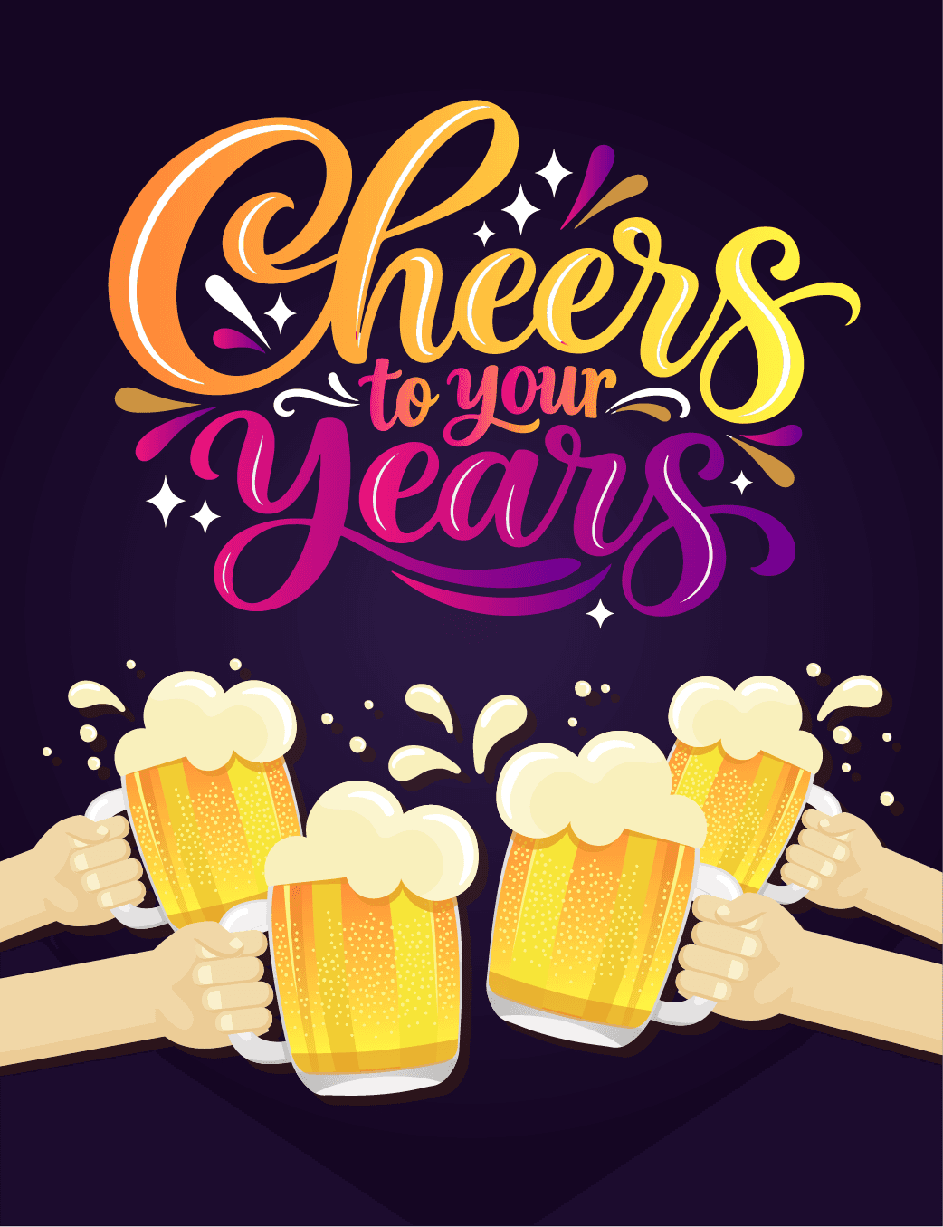 Cheers To Your Birthday