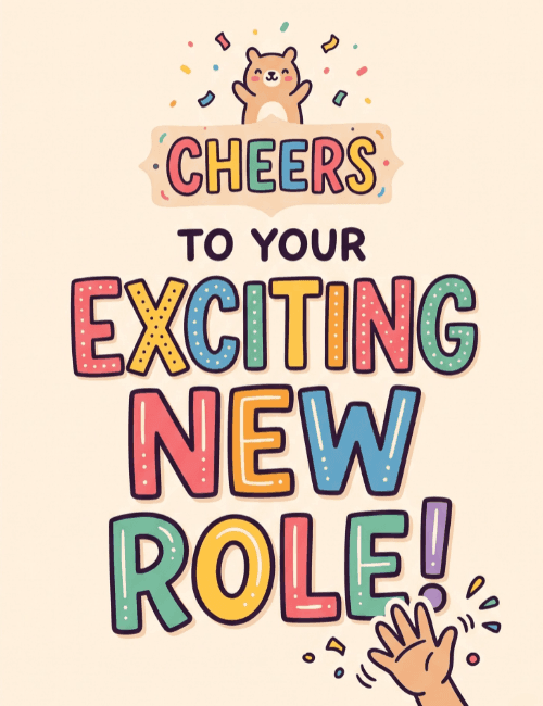 Cheers to Your Exciting New Role Card