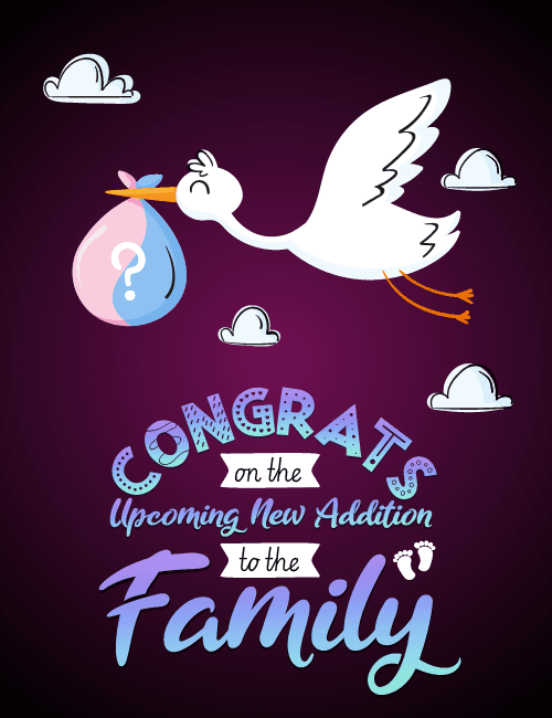 Congrats on the Upcoming New Addition