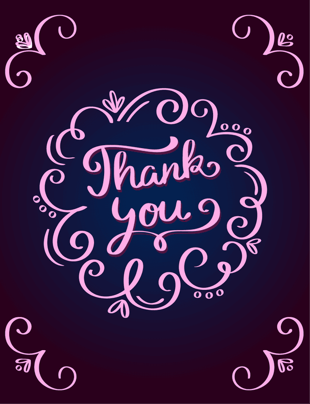 Elegant Thank You Card