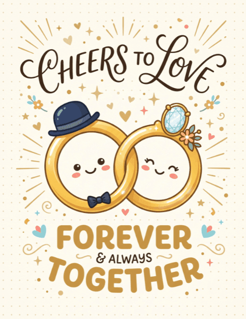 Forever Starts Today Wedding Card