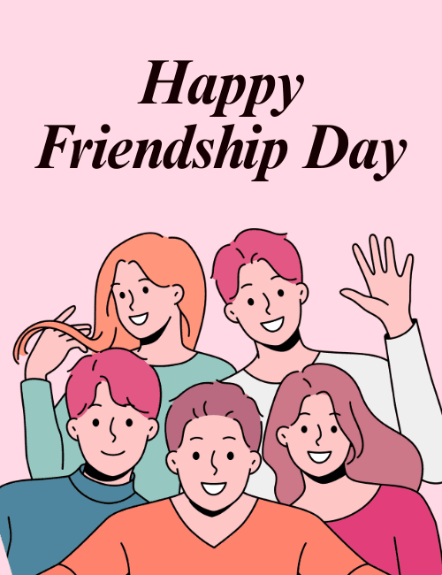 Say Hey, Friend! – Friendship Day Card card preview