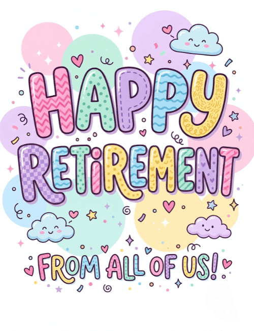 Happy Retirement From All of Us Card