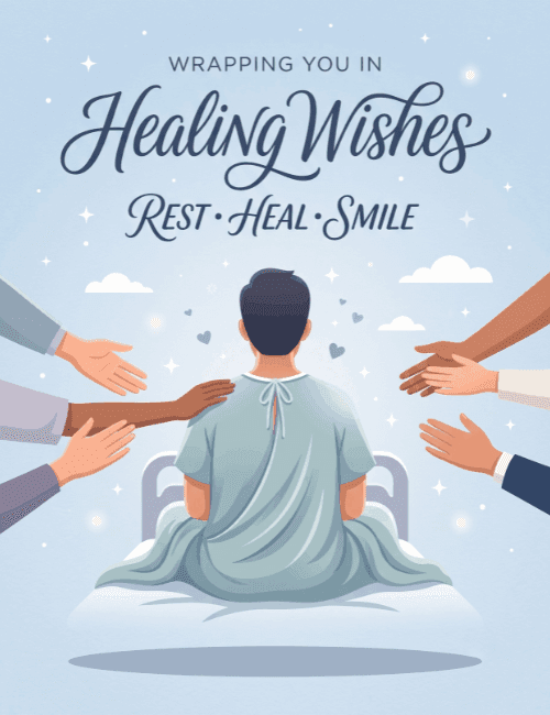 Healing Wishes Patient Support Get Well Card