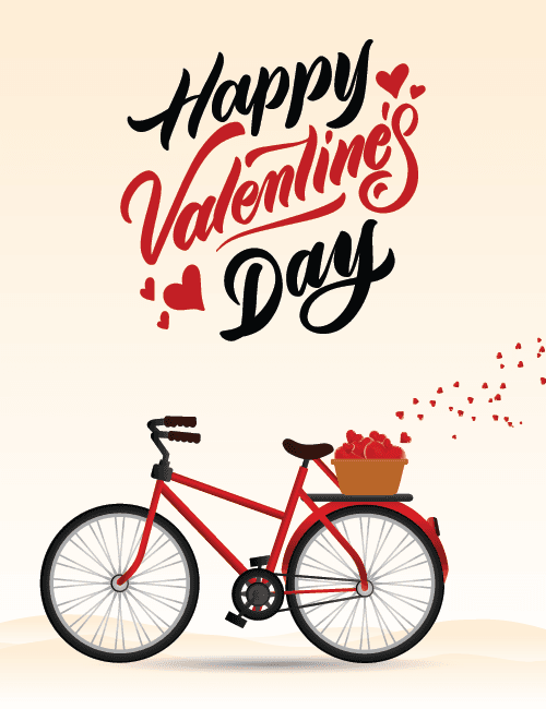 Pedaling Love And Delivering Hearts To You