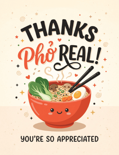 Thanks Pho Real Thank You Card