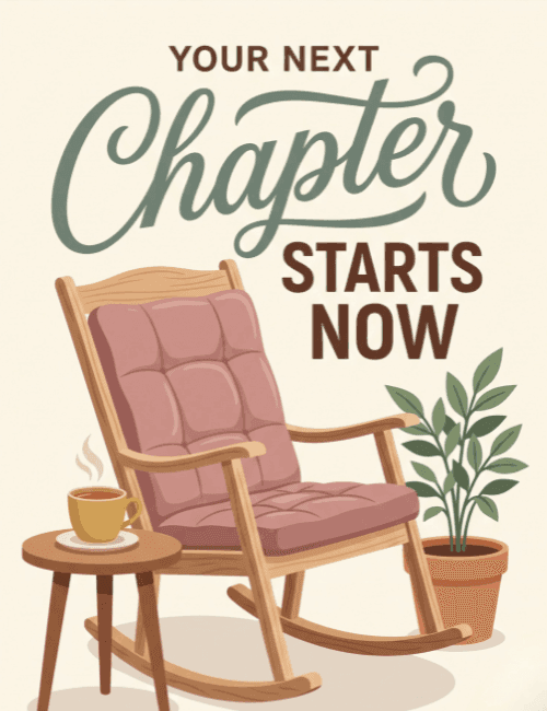 Your Next Chapter Retirement Card
