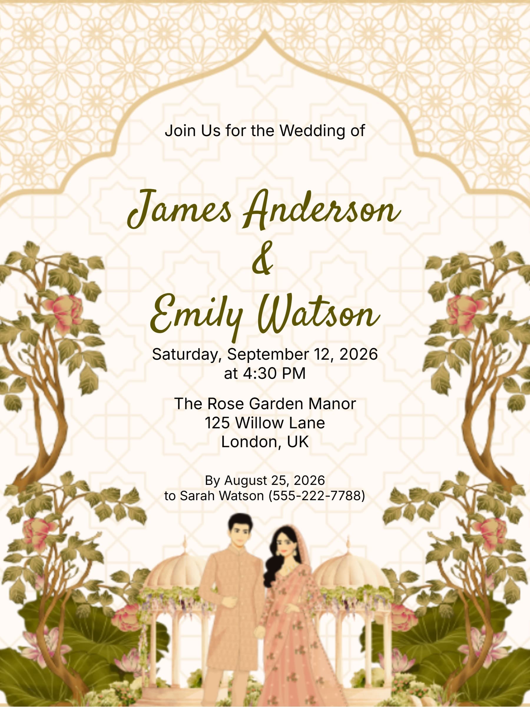 wedding invite template