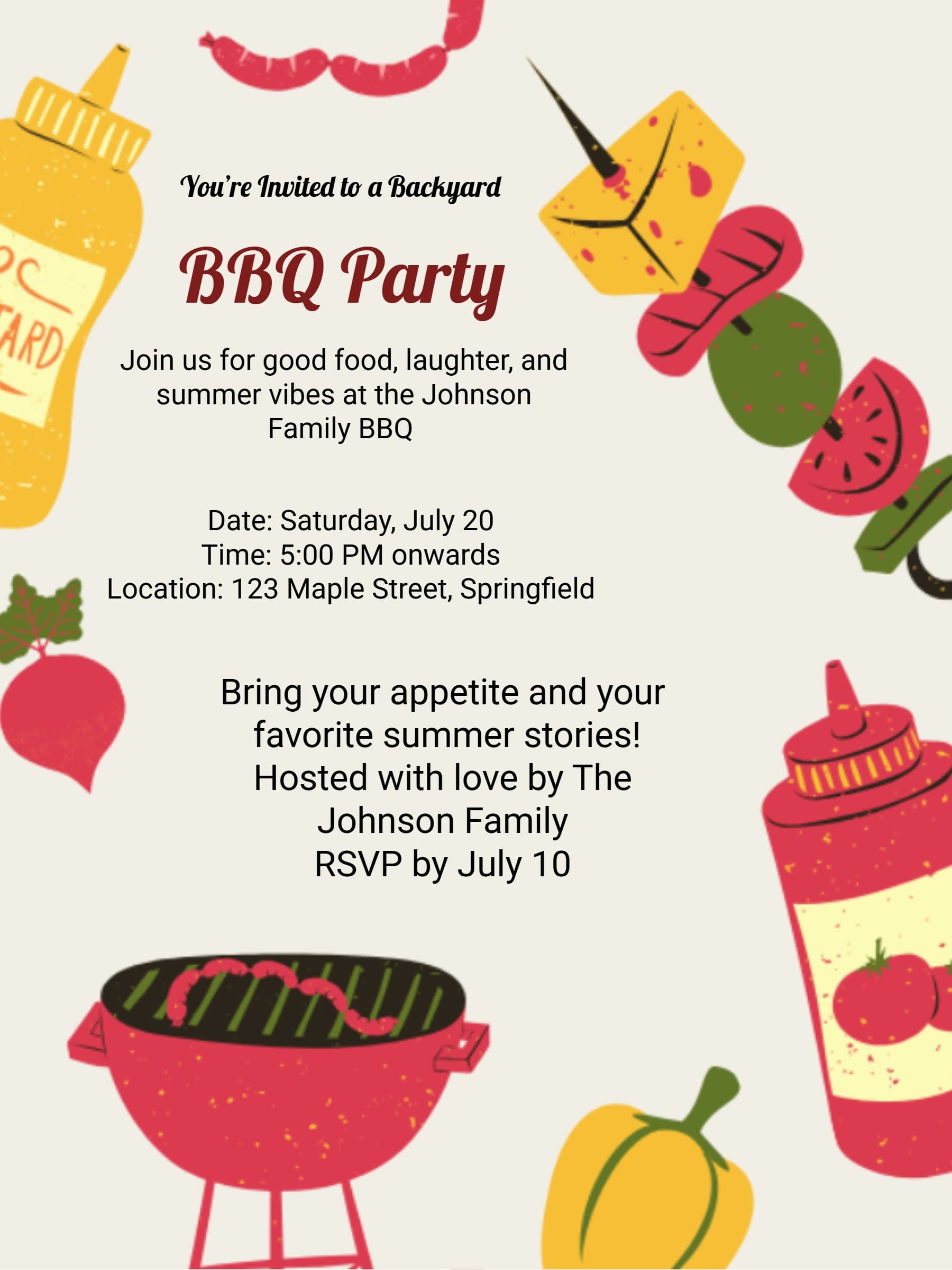 Johnson Family BBQ Party