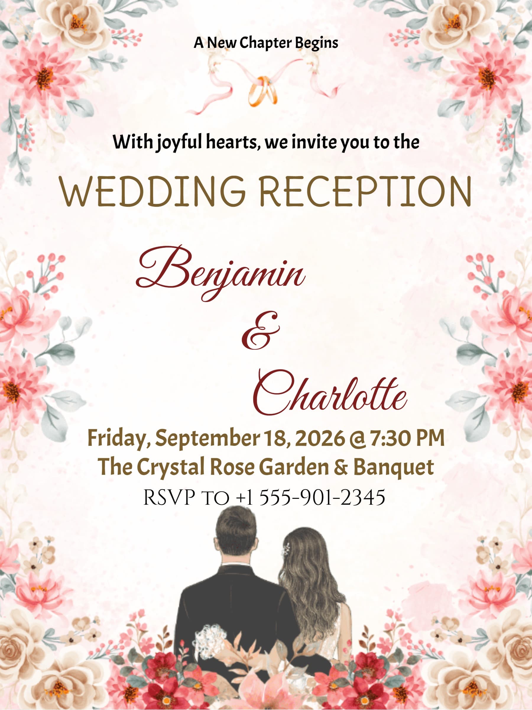 Modern Wedding Reception Layout