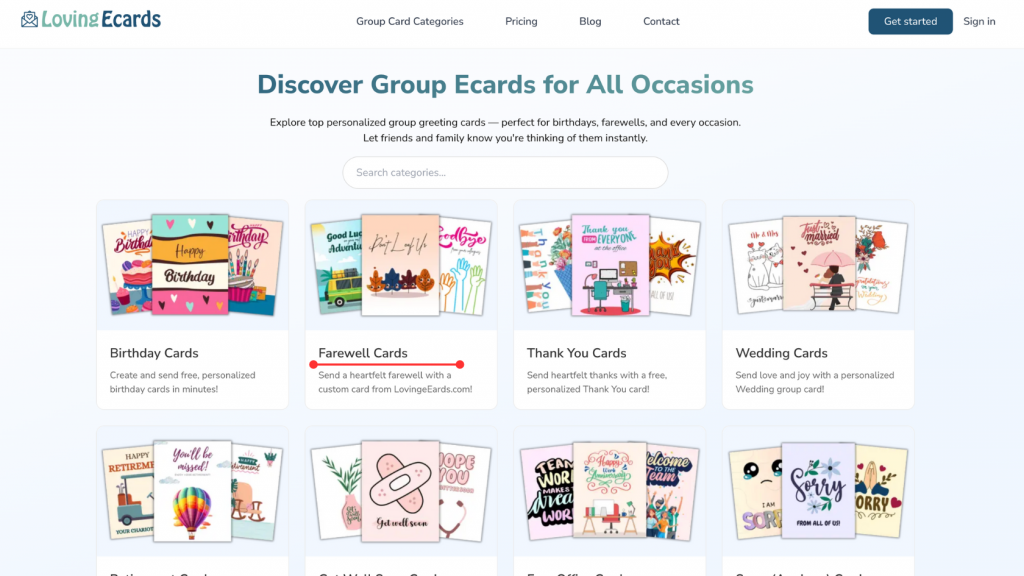 How to Create a Group Farewell Ecard Step 2