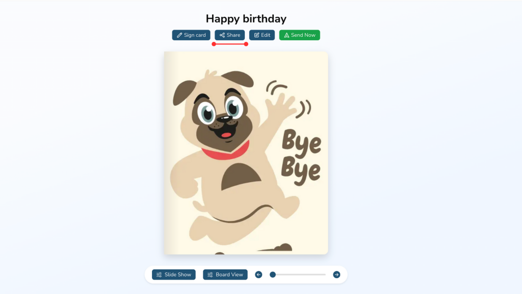 How to Create a Group Farewell Ecard Step 5