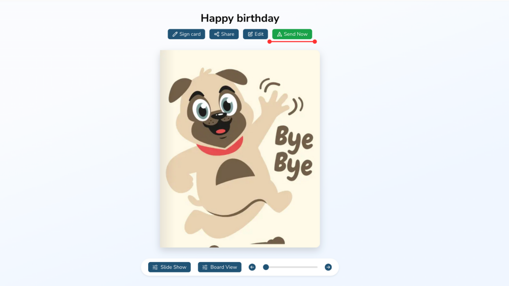 How to Create a Group Farewell Ecard Step 7